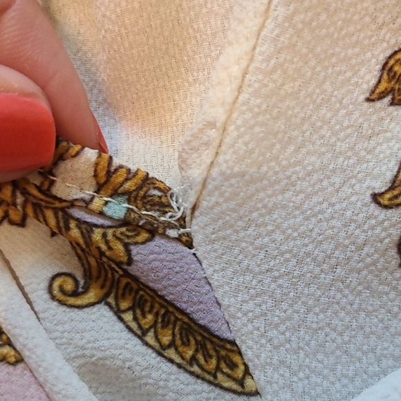 Boohoo Lottie Scarf Print Twist Wrap Shift Dress - Picture 9 of 11